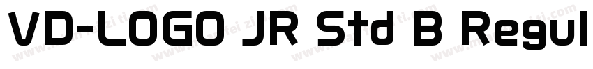 VD-LOGO JR Std B Regular字体转换